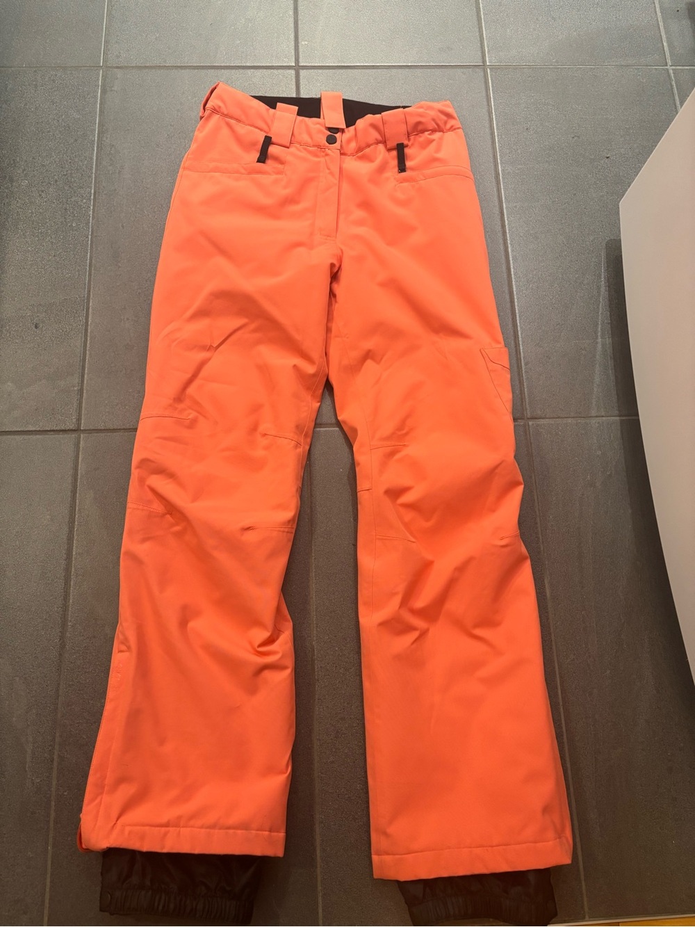 Women's Orange Snow Jogger Pants